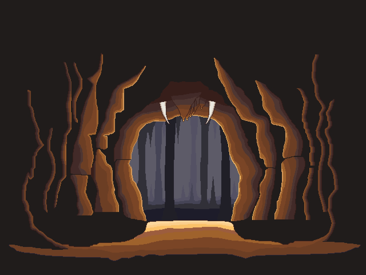 Dark Cave Opening